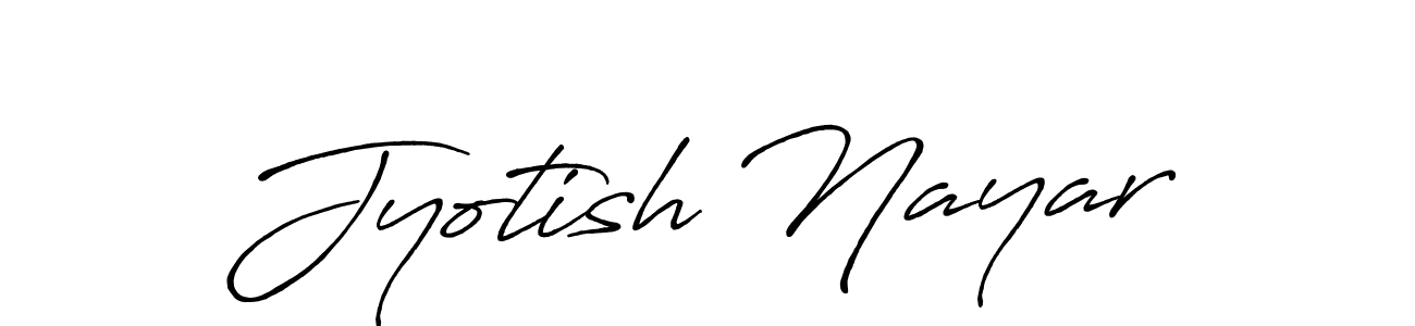 Jyotish Nayar stylish signature style. Best Handwritten Sign (Antro_Vectra_Bolder) for my name. Handwritten Signature Collection Ideas for my name Jyotish Nayar. Jyotish Nayar signature style 7 images and pictures png