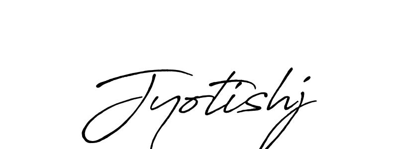 Use a signature maker to create a handwritten signature online. With this signature software, you can design (Antro_Vectra_Bolder) your own signature for name Jyotishj. Jyotishj signature style 7 images and pictures png