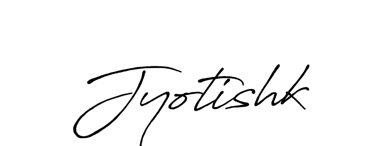 Use a signature maker to create a handwritten signature online. With this signature software, you can design (Antro_Vectra_Bolder) your own signature for name Jyotishk. Jyotishk signature style 7 images and pictures png