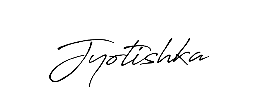 Create a beautiful signature design for name Jyotishka. With this signature (Antro_Vectra_Bolder) fonts, you can make a handwritten signature for free. Jyotishka signature style 7 images and pictures png