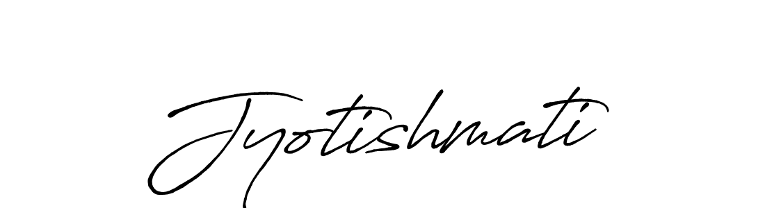 Create a beautiful signature design for name Jyotishmati. With this signature (Antro_Vectra_Bolder) fonts, you can make a handwritten signature for free. Jyotishmati signature style 7 images and pictures png