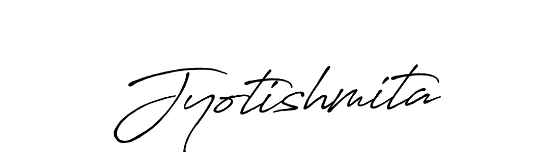 How to make Jyotishmita name signature. Use Antro_Vectra_Bolder style for creating short signs online. This is the latest handwritten sign. Jyotishmita signature style 7 images and pictures png