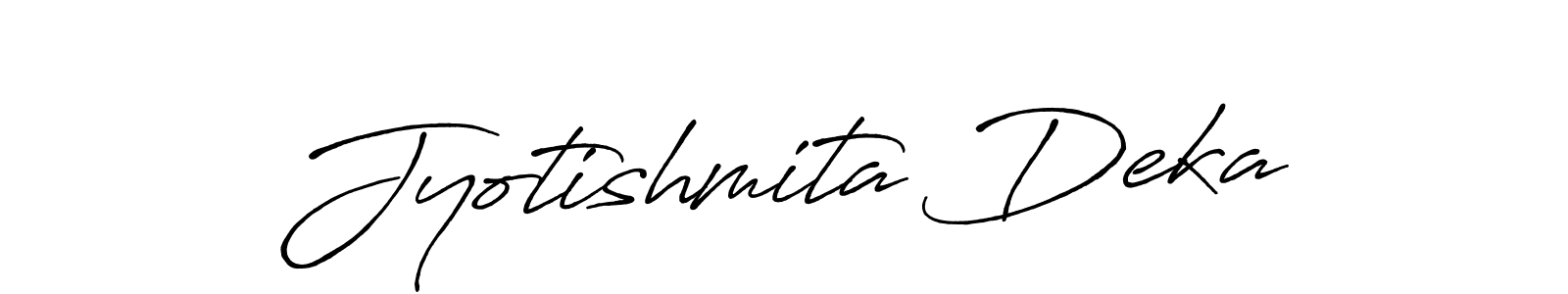 Jyotishmita Deka stylish signature style. Best Handwritten Sign (Antro_Vectra_Bolder) for my name. Handwritten Signature Collection Ideas for my name Jyotishmita Deka. Jyotishmita Deka signature style 7 images and pictures png