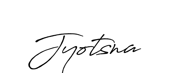 Create a beautiful signature design for name Jyotsna. With this signature (Antro_Vectra_Bolder) fonts, you can make a handwritten signature for free. Jyotsna signature style 7 images and pictures png