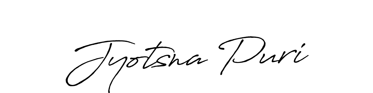 It looks lik you need a new signature style for name Jyotsna Puri. Design unique handwritten (Antro_Vectra_Bolder) signature with our free signature maker in just a few clicks. Jyotsna Puri signature style 7 images and pictures png