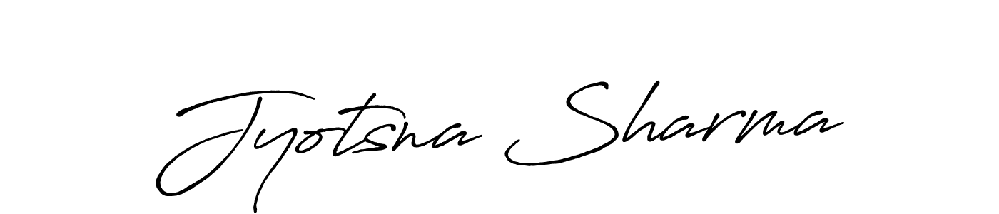 Also we have Jyotsna Sharma name is the best signature style. Create professional handwritten signature collection using Antro_Vectra_Bolder autograph style. Jyotsna Sharma signature style 7 images and pictures png
