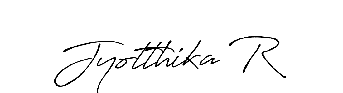 Jyotthika R stylish signature style. Best Handwritten Sign (Antro_Vectra_Bolder) for my name. Handwritten Signature Collection Ideas for my name Jyotthika R. Jyotthika R signature style 7 images and pictures png