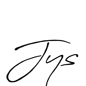 Design your own signature with our free online signature maker. With this signature software, you can create a handwritten (Antro_Vectra_Bolder) signature for name Jys. Jys signature style 7 images and pictures png