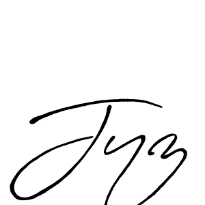 The best way (Antro_Vectra_Bolder) to make a short signature is to pick only two or three words in your name. The name Jyz include a total of six letters. For converting this name. Jyz signature style 7 images and pictures png