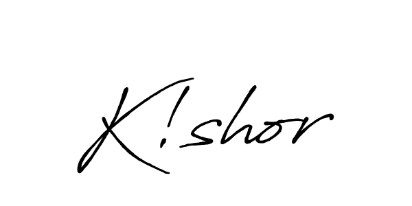 How to make K!shor signature? Antro_Vectra_Bolder is a professional autograph style. Create handwritten signature for K!shor name. K!shor signature style 7 images and pictures png