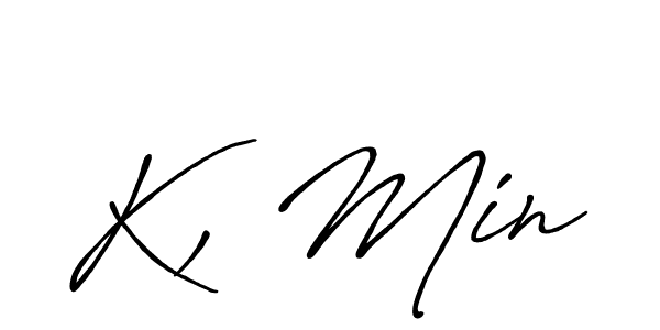 You can use this online signature creator to create a handwritten signature for the name K, Min. This is the best online autograph maker. K, Min signature style 7 images and pictures png