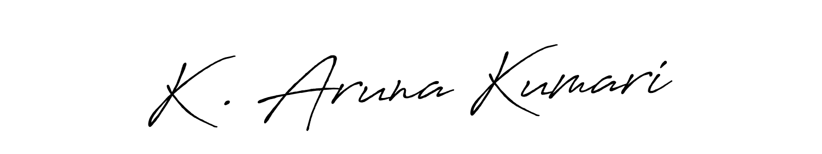 How to make K . Aruna Kumari signature? Antro_Vectra_Bolder is a professional autograph style. Create handwritten signature for K . Aruna Kumari name. K . Aruna Kumari signature style 7 images and pictures png