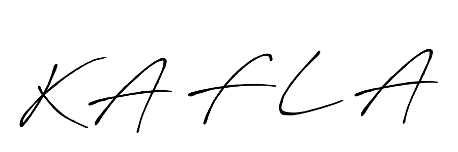 if you are searching for the best signature style for your name K A F L A. so please give up your signature search. here we have designed multiple signature styles  using Antro_Vectra_Bolder. K A F L A signature style 7 images and pictures png