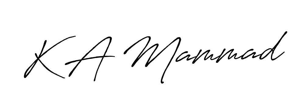 Here are the top 10 professional signature styles for the name K A Mammad. These are the best autograph styles you can use for your name. K A Mammad signature style 7 images and pictures png