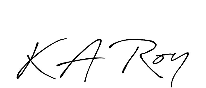 Here are the top 10 professional signature styles for the name K A Roy. These are the best autograph styles you can use for your name. K A Roy signature style 7 images and pictures png