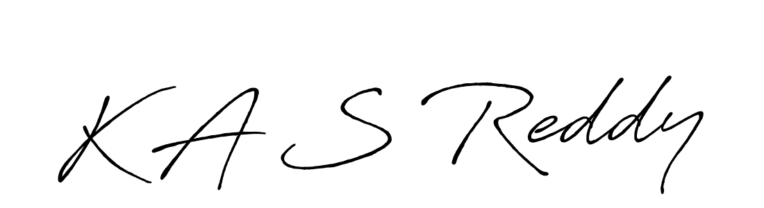 How to make K A S Reddy signature? Antro_Vectra_Bolder is a professional autograph style. Create handwritten signature for K A S Reddy name. K A S Reddy signature style 7 images and pictures png