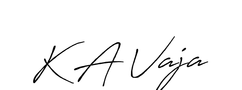 This is the best signature style for the K A Vaja name. Also you like these signature font (Antro_Vectra_Bolder). Mix name signature. K A Vaja signature style 7 images and pictures png