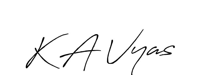 How to Draw K A Vyas signature style? Antro_Vectra_Bolder is a latest design signature styles for name K A Vyas. K A Vyas signature style 7 images and pictures png