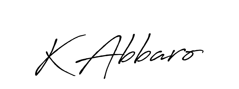 Also You can easily find your signature by using the search form. We will create K Abbaro name handwritten signature images for you free of cost using Antro_Vectra_Bolder sign style. K Abbaro signature style 7 images and pictures png