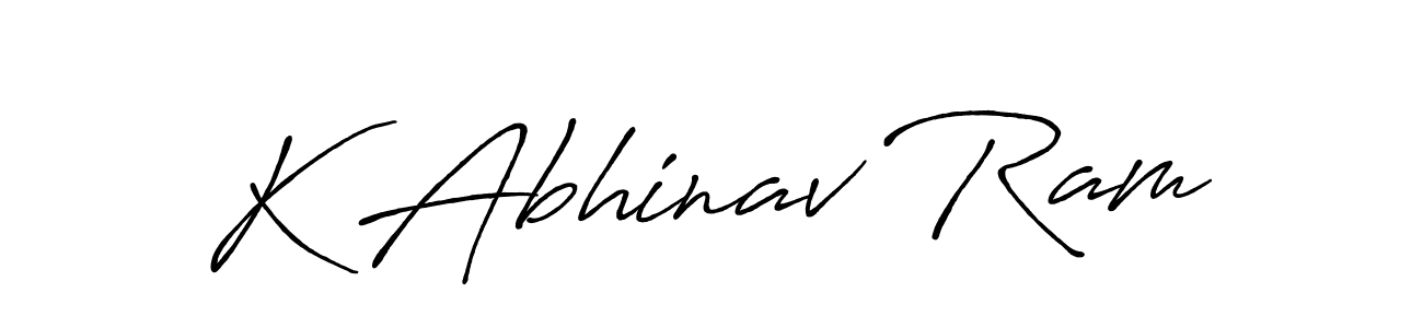 Also You can easily find your signature by using the search form. We will create K Abhinav Ram name handwritten signature images for you free of cost using Antro_Vectra_Bolder sign style. K Abhinav Ram signature style 7 images and pictures png