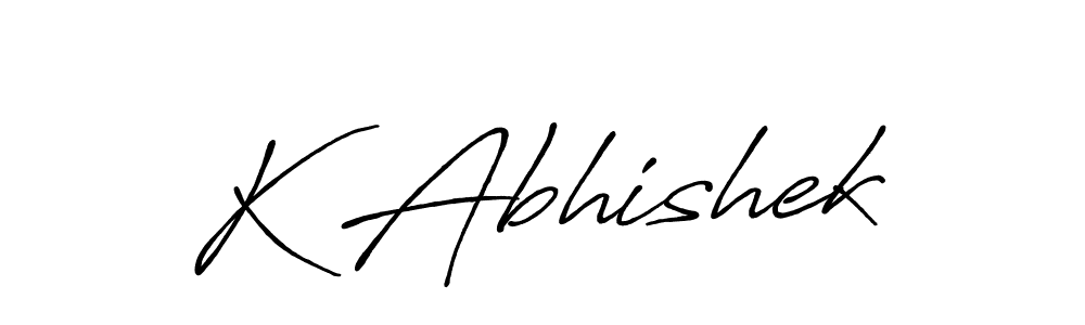 This is the best signature style for the K Abhishek name. Also you like these signature font (Antro_Vectra_Bolder). Mix name signature. K Abhishek signature style 7 images and pictures png