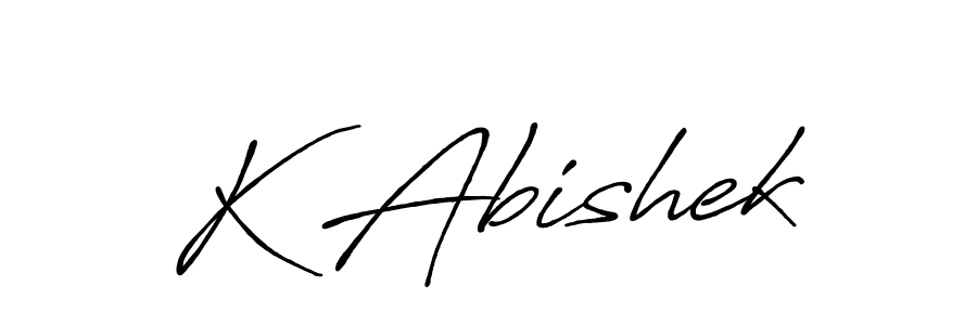 It looks lik you need a new signature style for name K Abishek. Design unique handwritten (Antro_Vectra_Bolder) signature with our free signature maker in just a few clicks. K Abishek signature style 7 images and pictures png