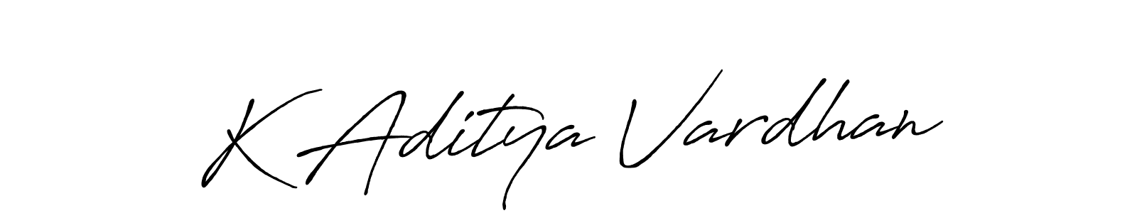 This is the best signature style for the K Aditya Vardhan name. Also you like these signature font (Antro_Vectra_Bolder). Mix name signature. K Aditya Vardhan signature style 7 images and pictures png