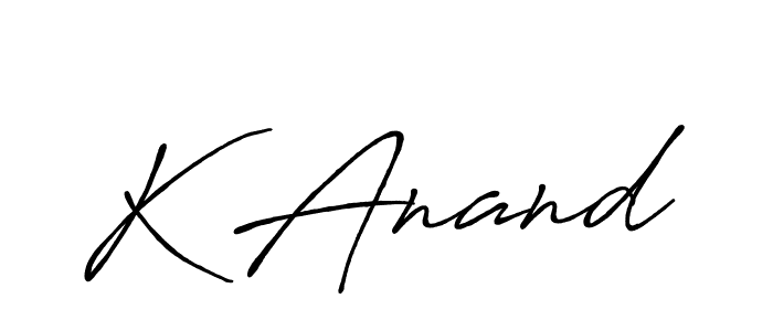 Best and Professional Signature Style for K Anand. Antro_Vectra_Bolder Best Signature Style Collection. K Anand signature style 7 images and pictures png