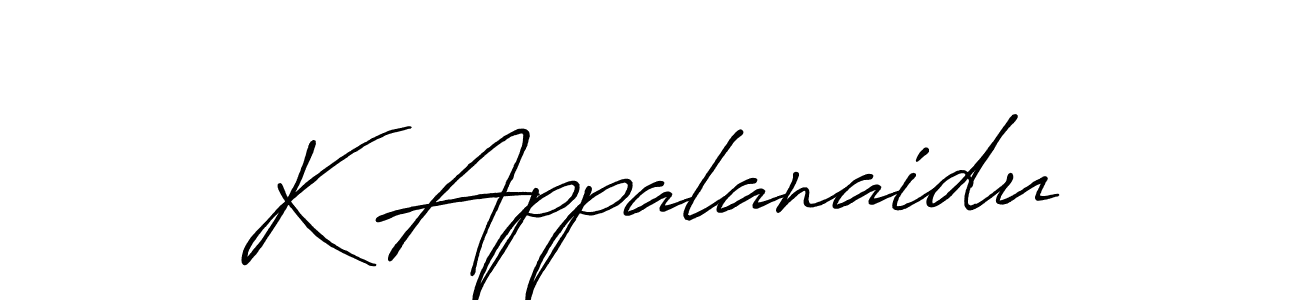 K Appalanaidu stylish signature style. Best Handwritten Sign (Antro_Vectra_Bolder) for my name. Handwritten Signature Collection Ideas for my name K Appalanaidu. K Appalanaidu signature style 7 images and pictures png