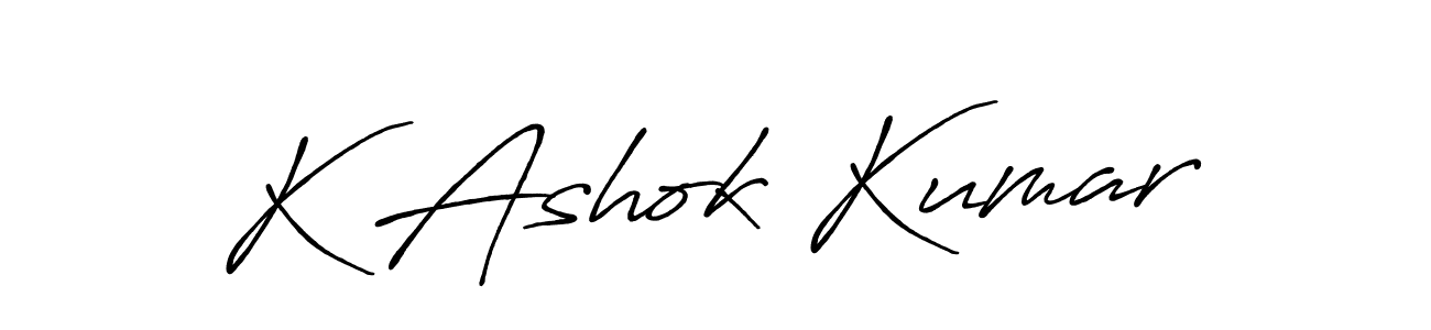 Make a beautiful signature design for name K Ashok Kumar. Use this online signature maker to create a handwritten signature for free. K Ashok Kumar signature style 7 images and pictures png