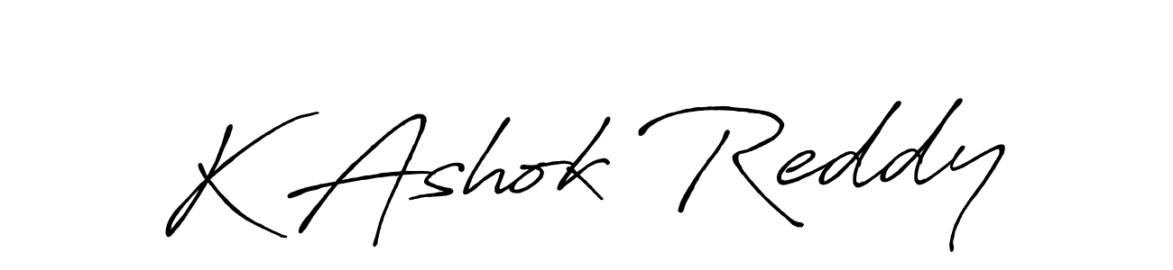 if you are searching for the best signature style for your name K Ashok Reddy. so please give up your signature search. here we have designed multiple signature styles  using Antro_Vectra_Bolder. K Ashok Reddy signature style 7 images and pictures png