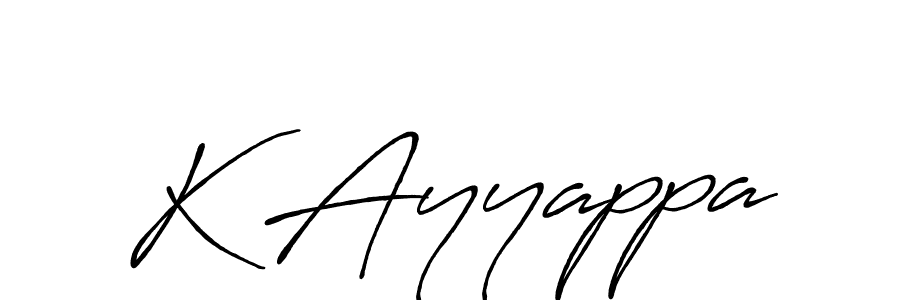 Make a beautiful signature design for name K Ayyappa. Use this online signature maker to create a handwritten signature for free. K Ayyappa signature style 7 images and pictures png