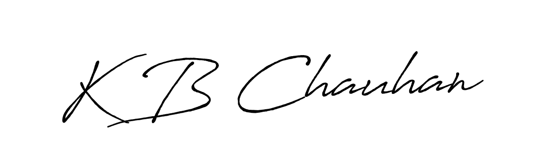 Antro_Vectra_Bolder is a professional signature style that is perfect for those who want to add a touch of class to their signature. It is also a great choice for those who want to make their signature more unique. Get K B Chauhan name to fancy signature for free. K B Chauhan signature style 7 images and pictures png