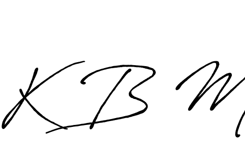 How to Draw K B M signature style? Antro_Vectra_Bolder is a latest design signature styles for name K B M. K B M signature style 7 images and pictures png
