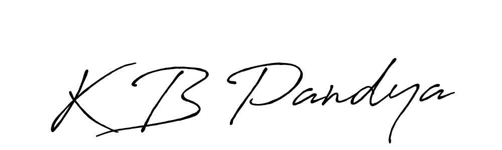 Make a beautiful signature design for name K B Pandya. Use this online signature maker to create a handwritten signature for free. K B Pandya signature style 7 images and pictures png