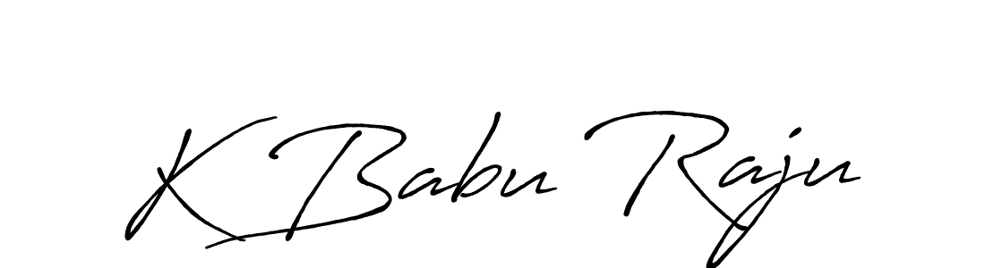 It looks lik you need a new signature style for name K Babu Raju. Design unique handwritten (Antro_Vectra_Bolder) signature with our free signature maker in just a few clicks. K Babu Raju signature style 7 images and pictures png