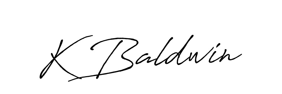 Also we have K Baldwin name is the best signature style. Create professional handwritten signature collection using Antro_Vectra_Bolder autograph style. K Baldwin signature style 7 images and pictures png