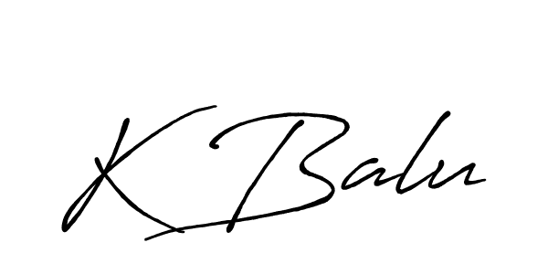 It looks lik you need a new signature style for name K Balu. Design unique handwritten (Antro_Vectra_Bolder) signature with our free signature maker in just a few clicks. K Balu signature style 7 images and pictures png
