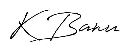 Build your personal autograph collection for name K Banu with Antro_Vectra_Bolder design. Browse, select, and save your favorites. K Banu signature style 7 images and pictures png