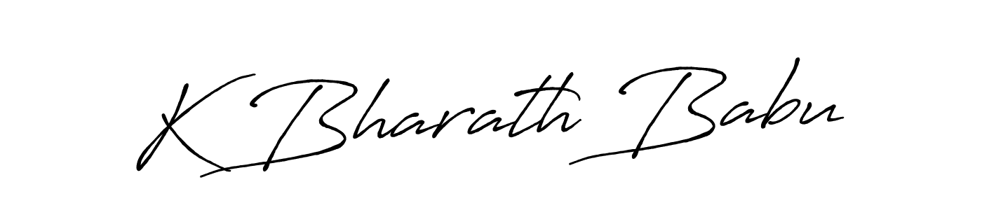 Make a short K Bharath Babu signature style. Manage your documents anywhere anytime using Antro_Vectra_Bolder. Create and add eSignatures, submit forms, share and send files easily. K Bharath Babu signature style 7 images and pictures png