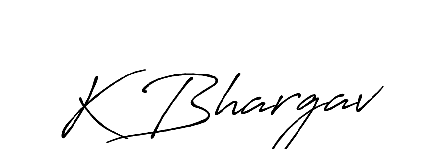 Antro_Vectra_Bolder is a professional signature style that is perfect for those who want to add a touch of class to their signature. It is also a great choice for those who want to make their signature more unique. Get K Bhargav name to fancy signature for free. K Bhargav signature style 7 images and pictures png