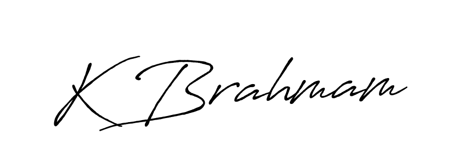 if you are searching for the best signature style for your name K Brahmam. so please give up your signature search. here we have designed multiple signature styles  using Antro_Vectra_Bolder. K Brahmam signature style 7 images and pictures png