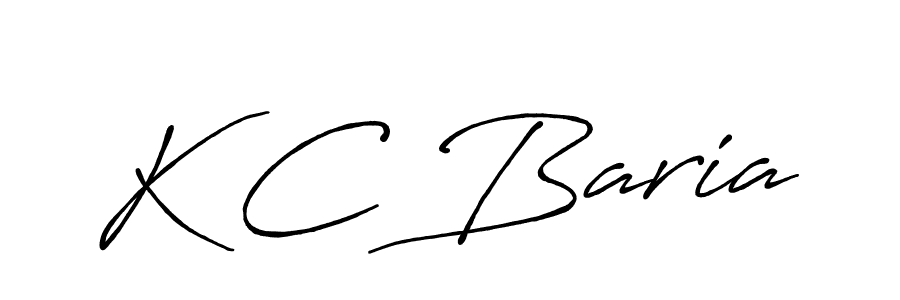 Antro_Vectra_Bolder is a professional signature style that is perfect for those who want to add a touch of class to their signature. It is also a great choice for those who want to make their signature more unique. Get K C Baria name to fancy signature for free. K C Baria signature style 7 images and pictures png