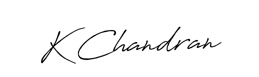 Make a beautiful signature design for name K Chandran. Use this online signature maker to create a handwritten signature for free. K Chandran signature style 7 images and pictures png