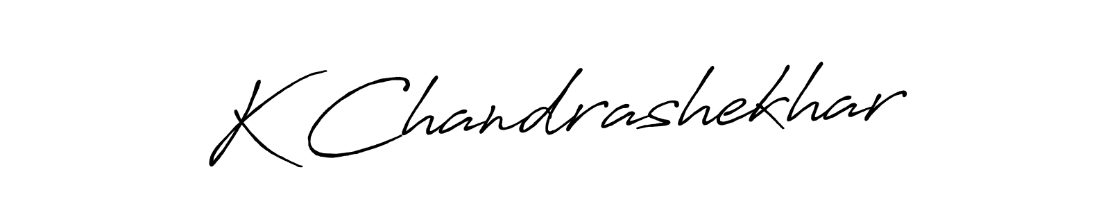 Design your own signature with our free online signature maker. With this signature software, you can create a handwritten (Antro_Vectra_Bolder) signature for name K Chandrashekhar. K Chandrashekhar signature style 7 images and pictures png