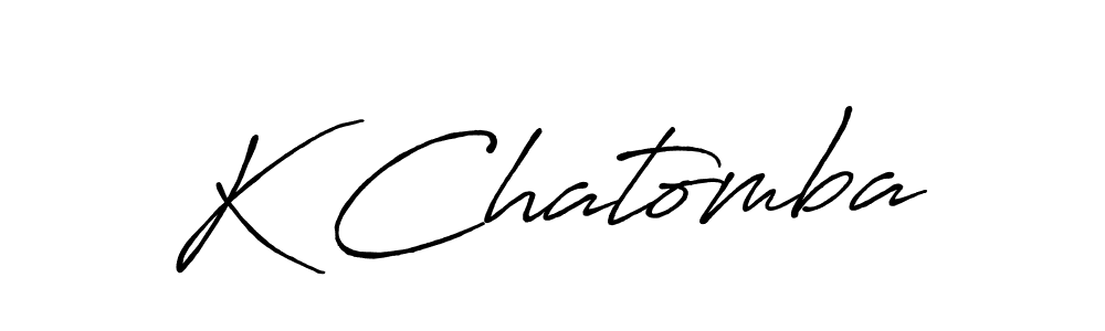 Similarly Antro_Vectra_Bolder is the best handwritten signature design. Signature creator online .You can use it as an online autograph creator for name K Chatomba. K Chatomba signature style 7 images and pictures png