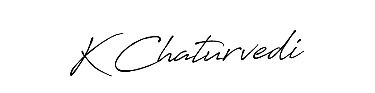 Also we have K Chaturvedi name is the best signature style. Create professional handwritten signature collection using Antro_Vectra_Bolder autograph style. K Chaturvedi signature style 7 images and pictures png