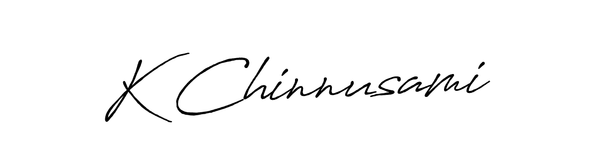 The best way (Antro_Vectra_Bolder) to make a short signature is to pick only two or three words in your name. The name K Chinnusami include a total of six letters. For converting this name. K Chinnusami signature style 7 images and pictures png