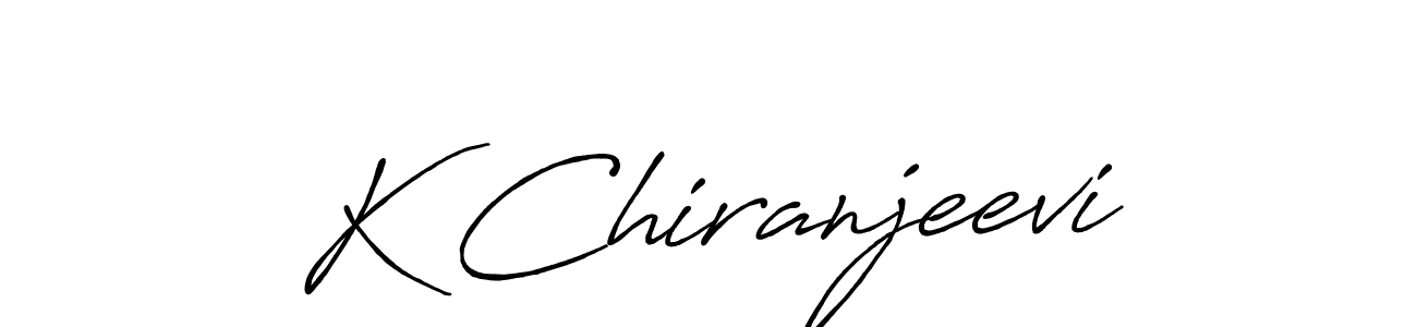 How to Draw K Chiranjeevi signature style? Antro_Vectra_Bolder is a latest design signature styles for name K Chiranjeevi. K Chiranjeevi signature style 7 images and pictures png