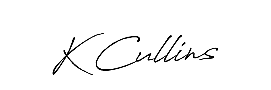 Best and Professional Signature Style for K Cullins. Antro_Vectra_Bolder Best Signature Style Collection. K Cullins signature style 7 images and pictures png